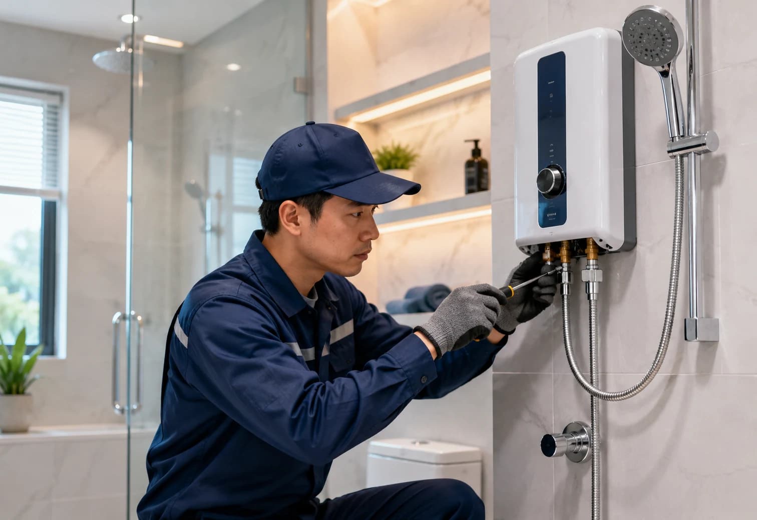 Hot Water Shower Repair service image